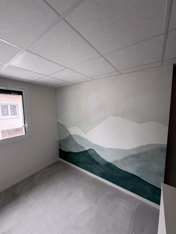 Préparation mur Rumilly